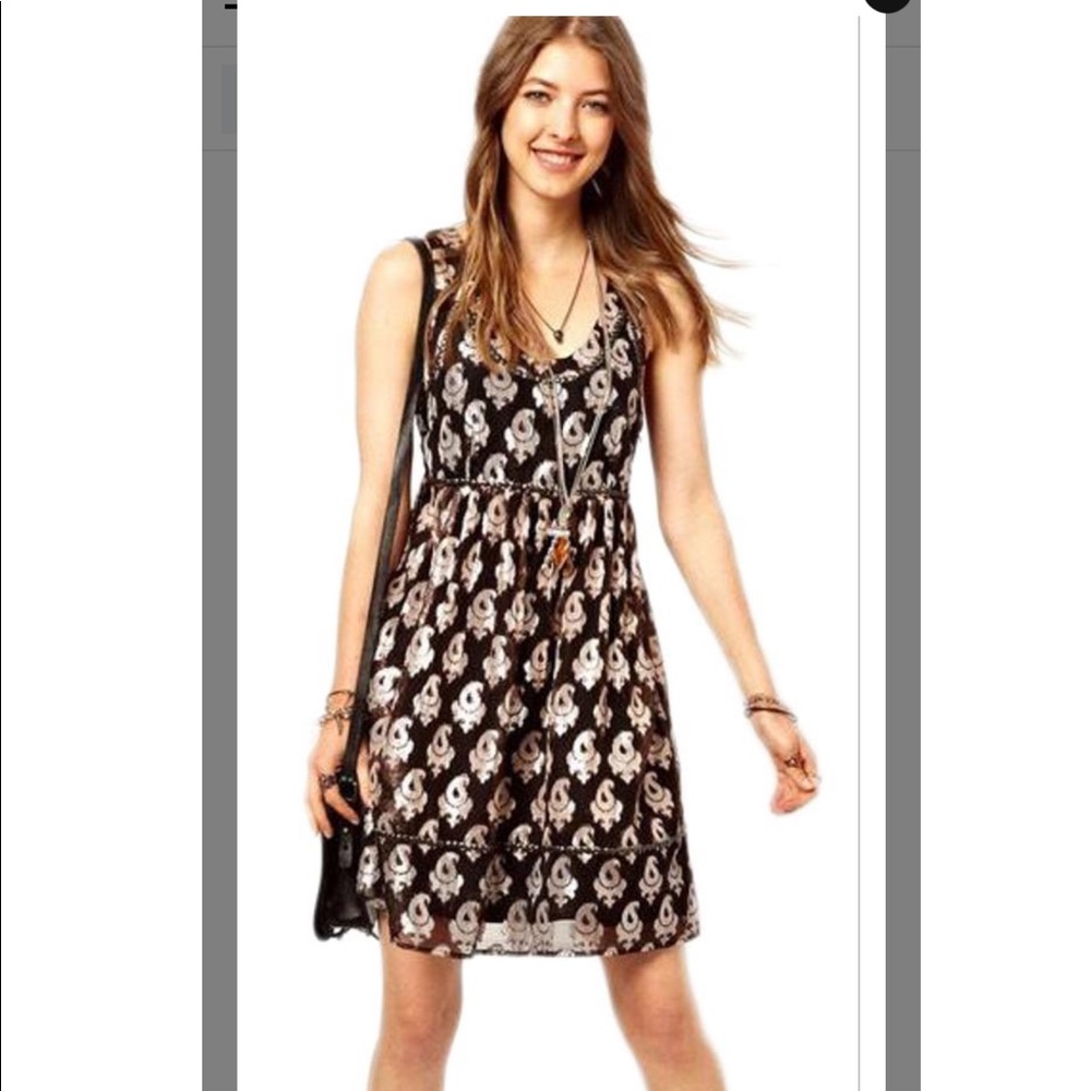 Free People metallic dress
